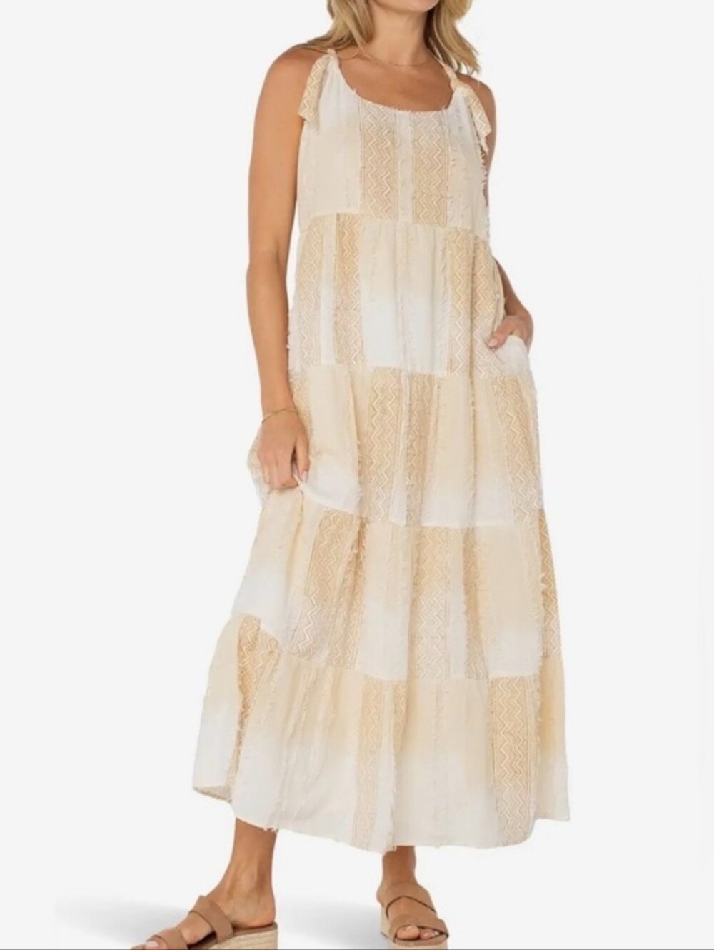 NWT Liverpool Chevron Print Maxi Dress. Small - Picture 3 of 13